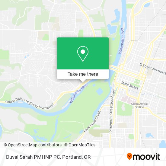 Duval Sarah PMHNP PC map