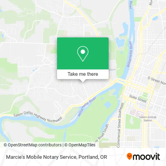 Marcie's Mobile Notary Service map