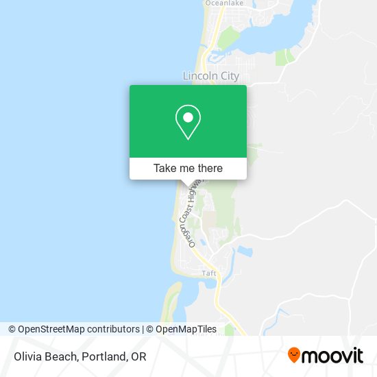 Olivia Beach map