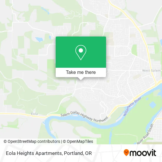 Mapa de Eola Heights Apartments