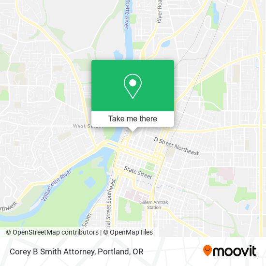 Corey B Smith Attorney map