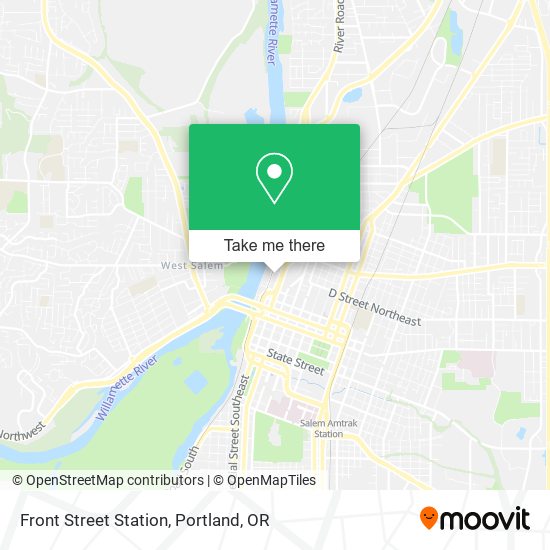 Front Street Station map