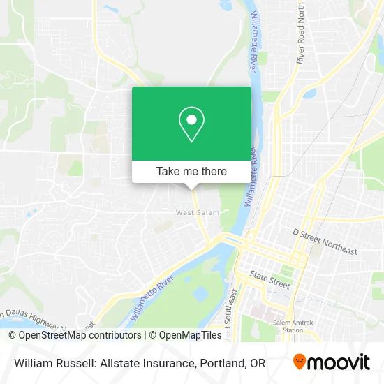 William Russell: Allstate Insurance map