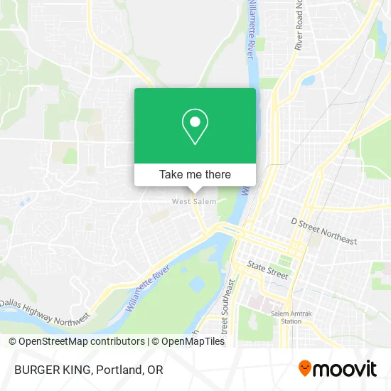 BURGER KING map