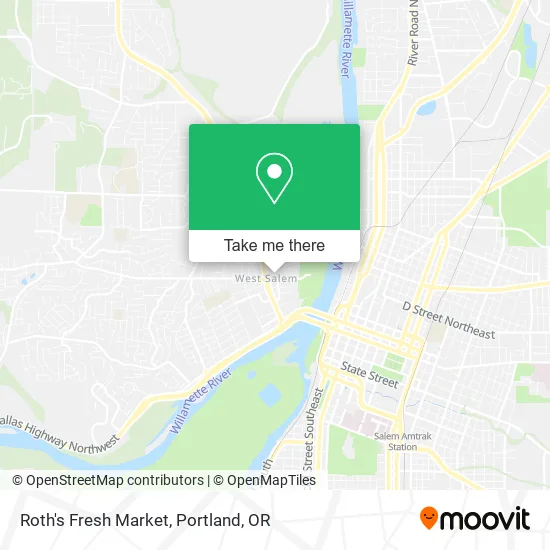 Roth's Fresh Market map