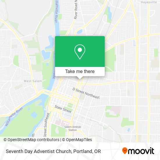 Seventh Day Adventist Church map