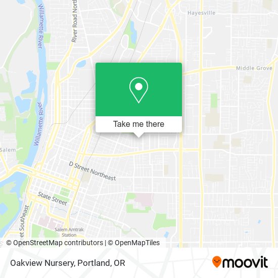 Oakview Nursery map