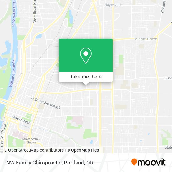 NW Family Chiropractic map