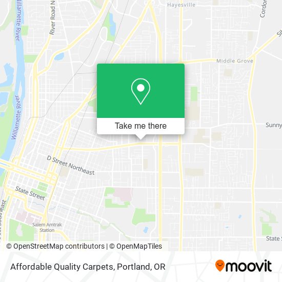 Affordable Quality Carpets map