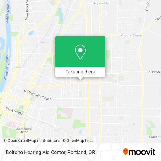 Mapa de Beltone Hearing Aid Center