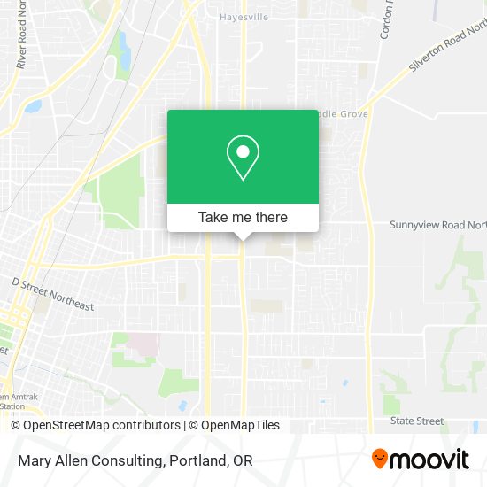 Mary Allen Consulting map