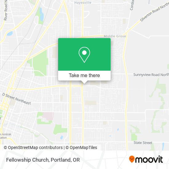 Fellowship Church map