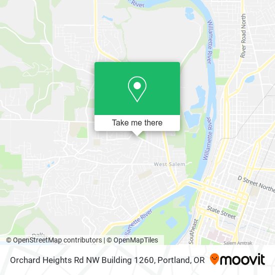 Mapa de Orchard Heights Rd NW Building 1260