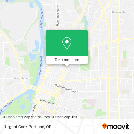 Urgent Care map