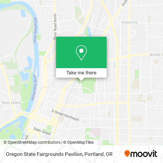 Mapa de Oregon State Fairgrounds Pavilion