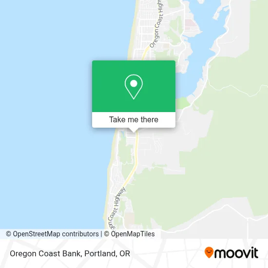 Oregon Coast Bank map