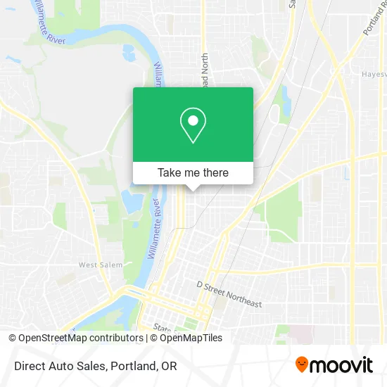 Direct Auto Sales map