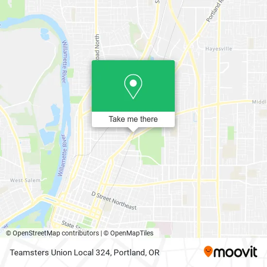 Teamsters Union Local 324 map