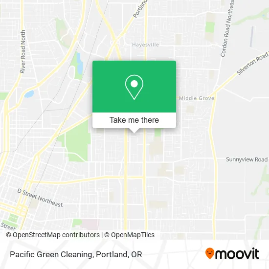 Mapa de Pacific Green Cleaning