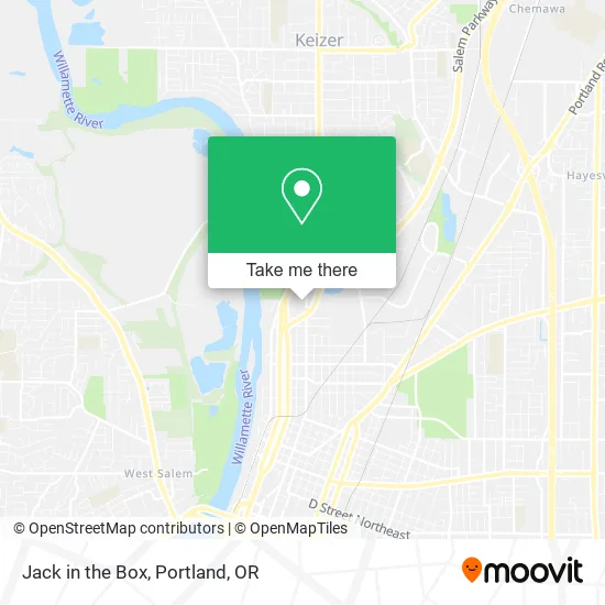 Jack in the Box map