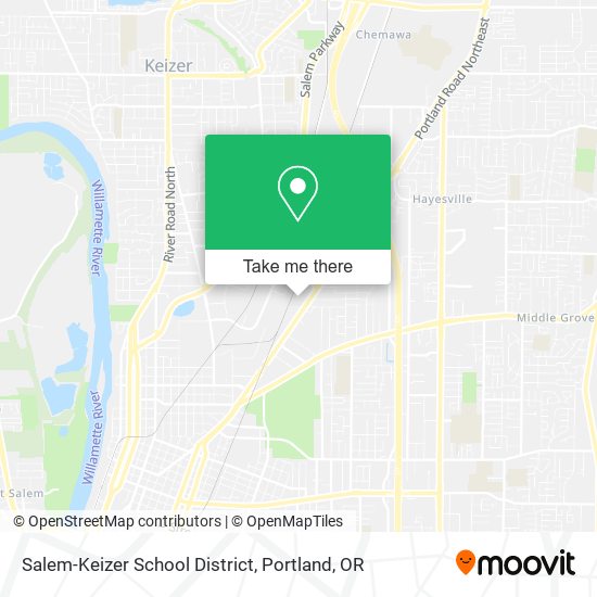 Salem-Keizer School District map