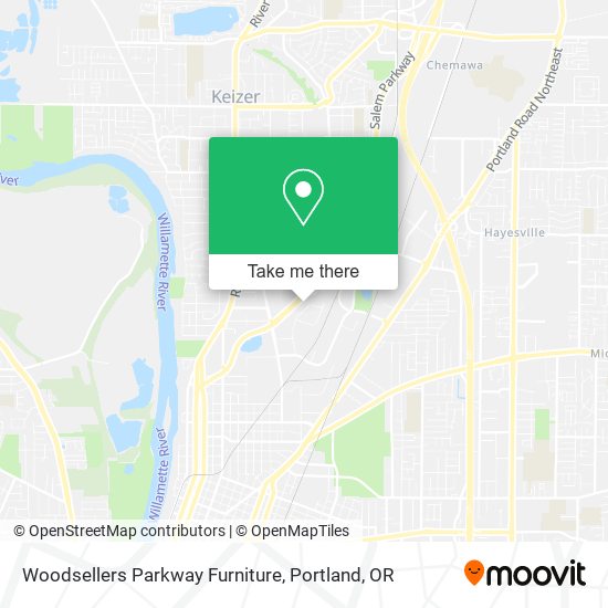 Woodsellers Parkway Furniture map