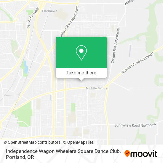 Independence Wagon Wheelers Square Dance Club map