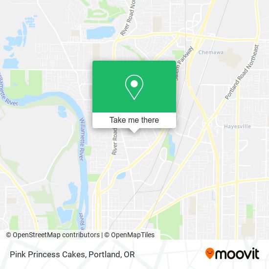 Pink Princess Cakes map