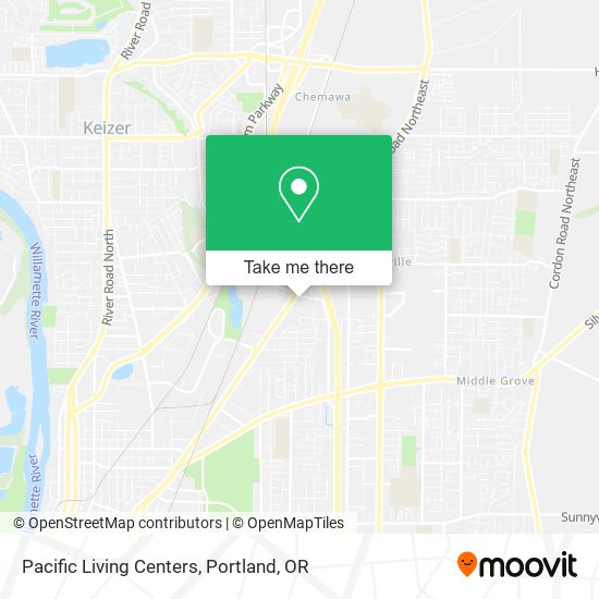 Mapa de Pacific Living Centers