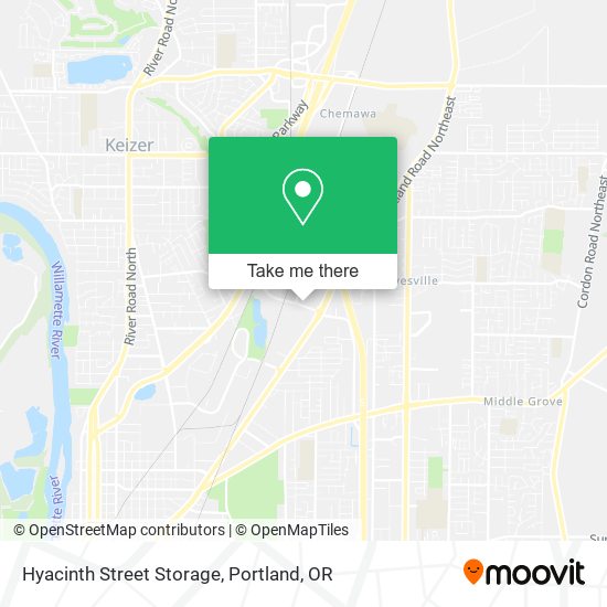 Mapa de Hyacinth Street Storage