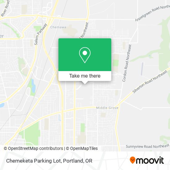 Chemeketa Parking Lot map