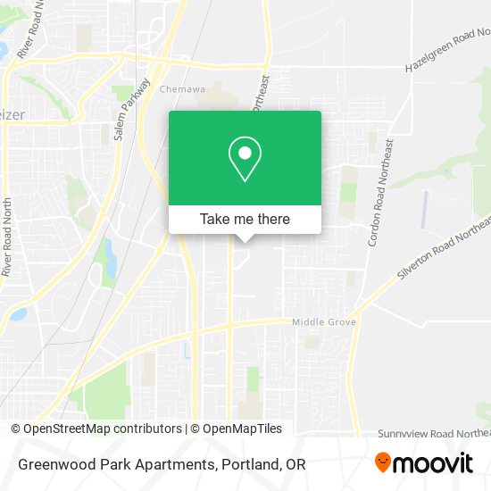 Mapa de Greenwood Park Apartments