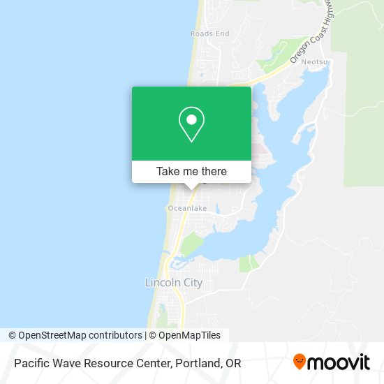 Mapa de Pacific Wave Resource Center