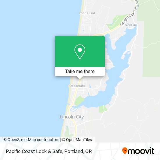 Pacific Coast Lock & Safe map