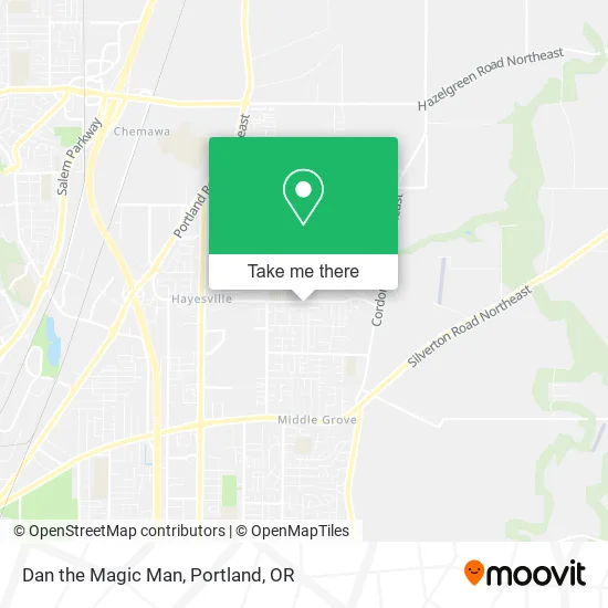 Dan the Magic Man map