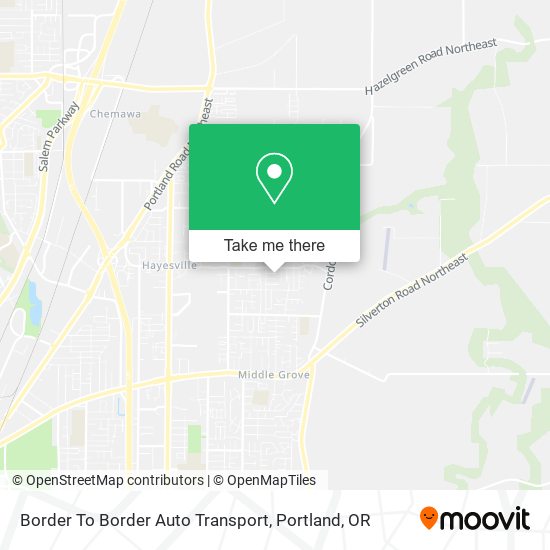 Border To Border Auto Transport map