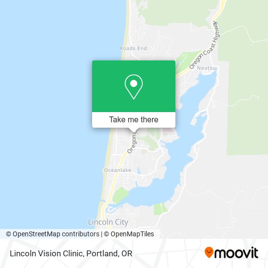 Lincoln Vision Clinic map