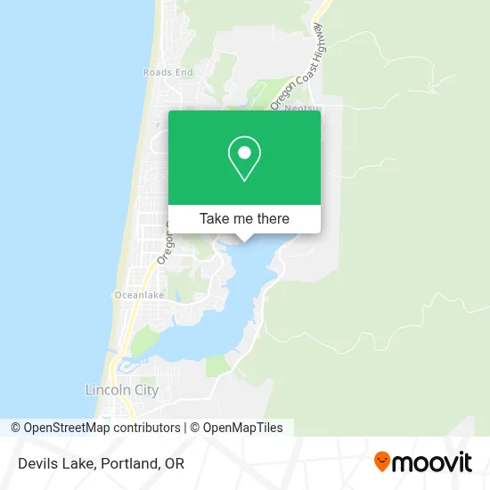 Devils Lake map