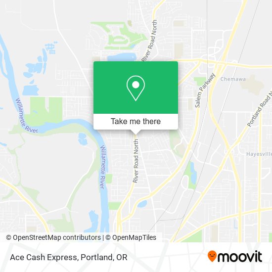 Ace Cash Express map