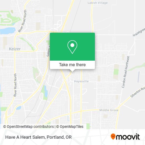 Have A Heart Salem map