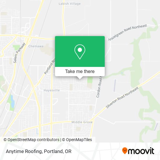 Mapa de Anytime Roofing