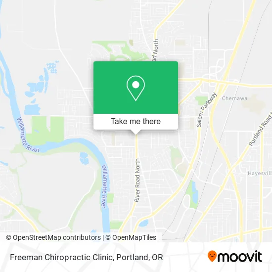 Freeman Chiropractic Clinic map
