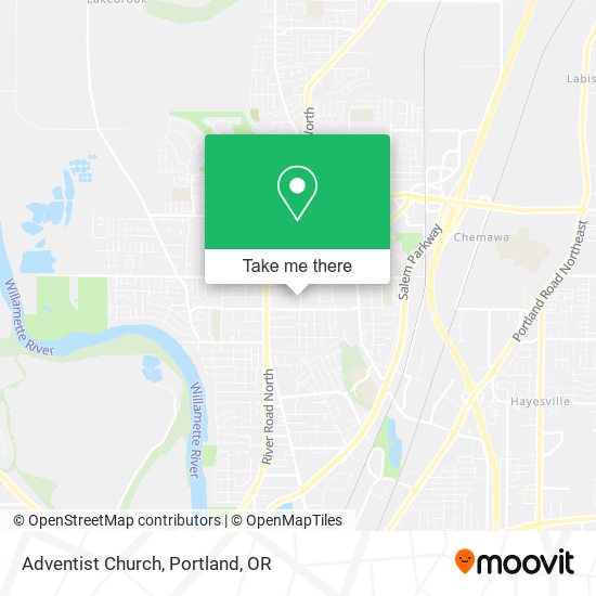 Mapa de Adventist Church