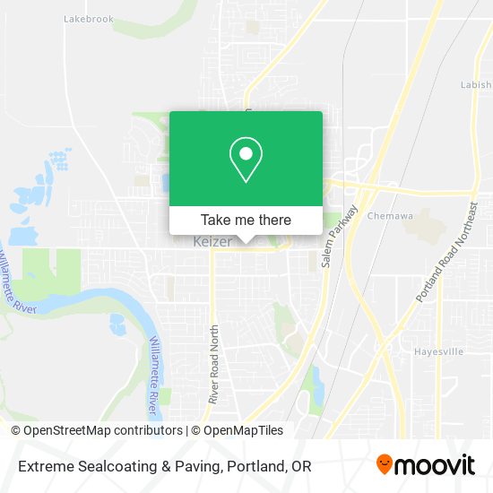 Extreme Sealcoating & Paving map