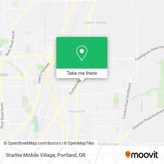 Starlite Mobile Village map