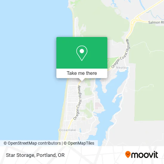 Star Storage map
