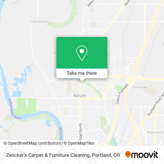 Zwicker's Carpet & Furniture Cleaning map