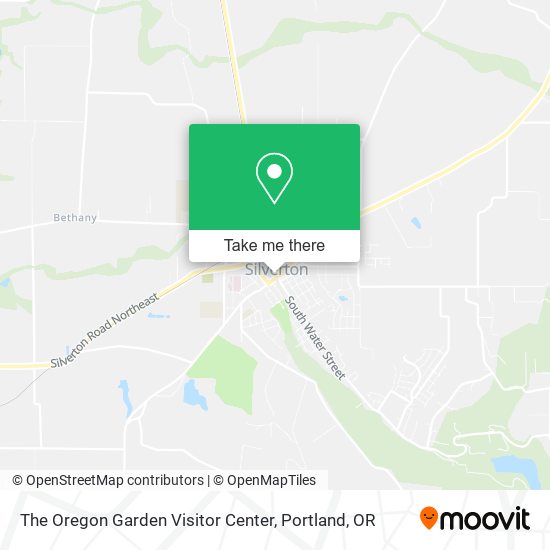 The Oregon Garden Visitor Center map
