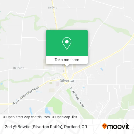 2nd @ Bowtie (Silverton Roth's) map