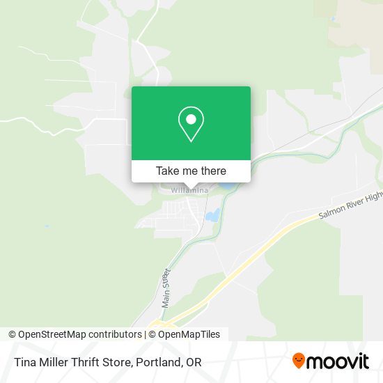 Tina Miller Thrift Store map